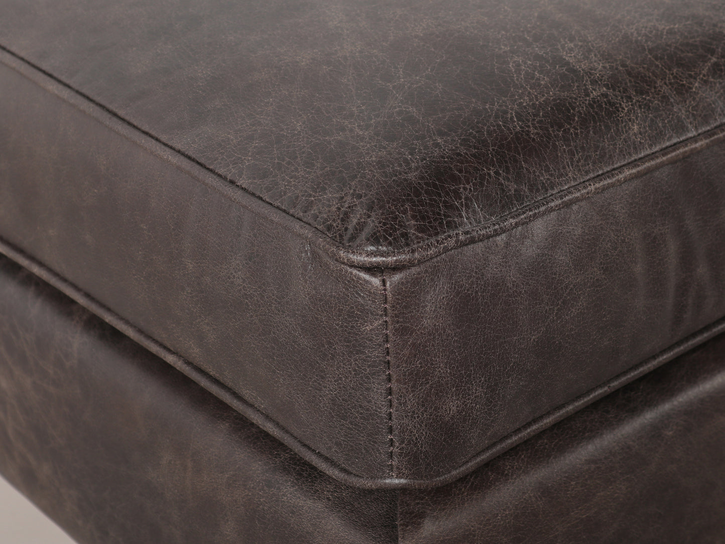 Double Leather Ottoman | Morocco