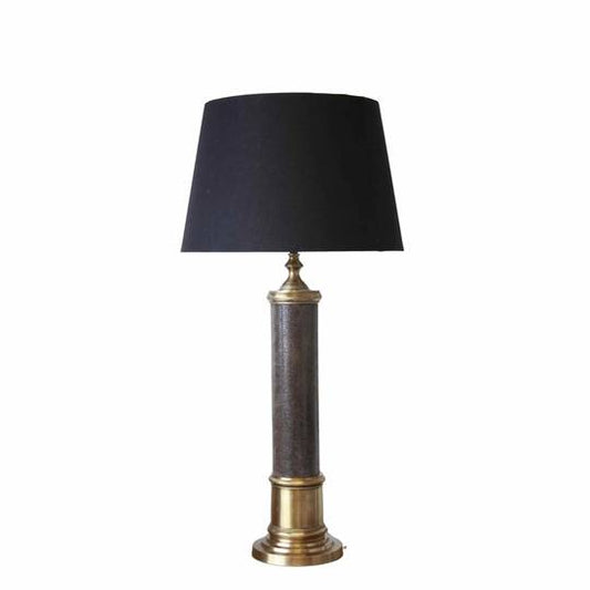Snakeskin Table Lamp | Black Large