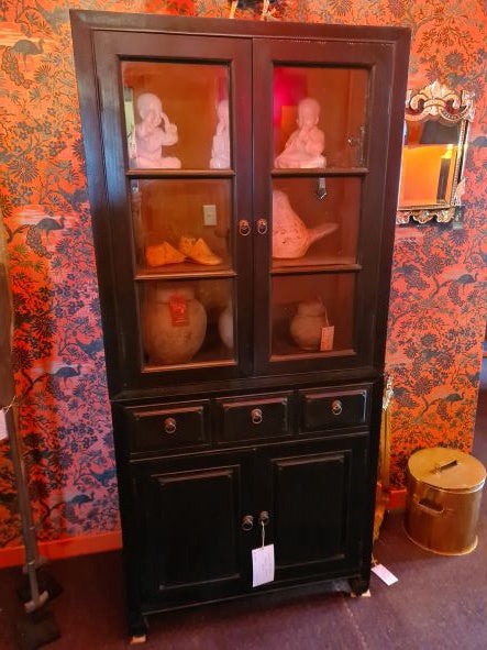 Antique Cabinet | Stained Black