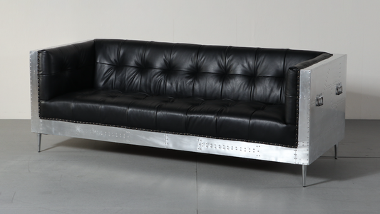 The Jetson 3 Seater | Black